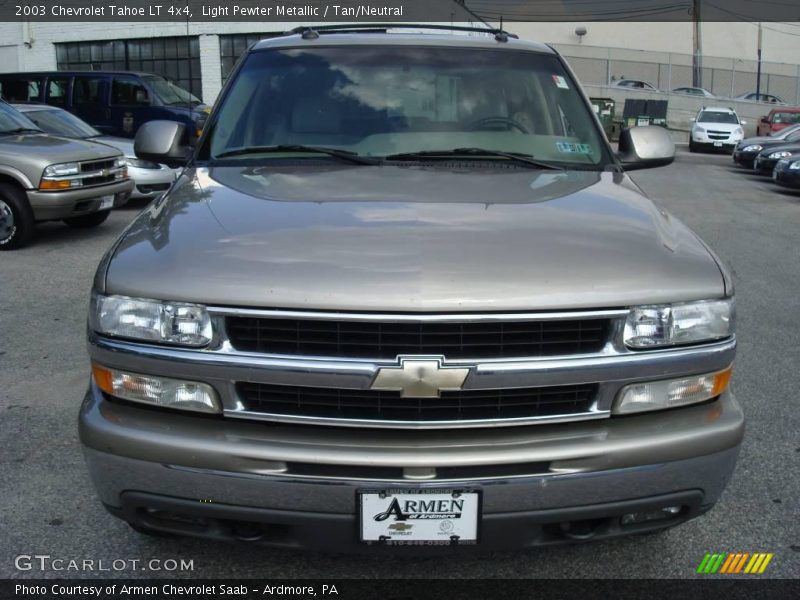 Light Pewter Metallic / Tan/Neutral 2003 Chevrolet Tahoe LT 4x4