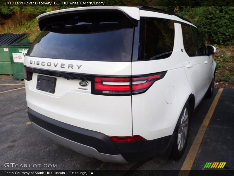 Fuji White / Acorn/Ebony 2018 Land Rover Discovery HSE