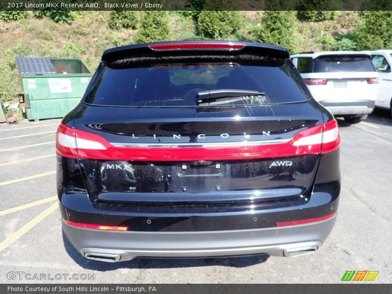Black Velvet / Ebony 2017 Lincoln MKX Reserve AWD