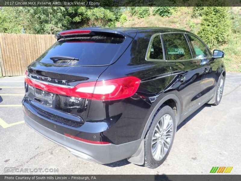 Black Velvet / Ebony 2017 Lincoln MKX Reserve AWD