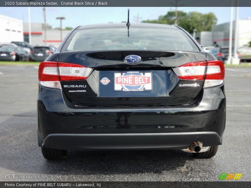 Crystal Black Silica / Black 2020 Subaru Impreza Sedan