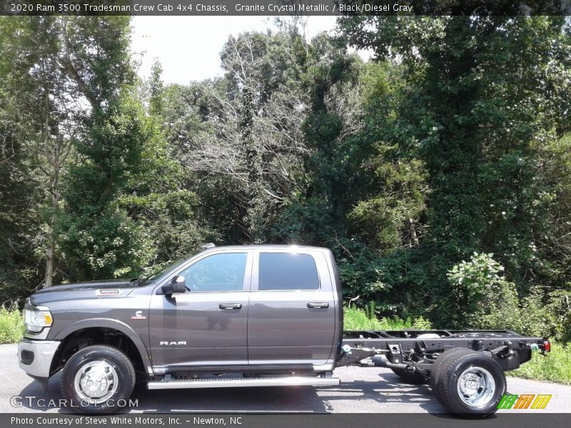 Granite Crystal Metallic / Black/Diesel Gray 2020 Ram 3500 Tradesman Crew Cab 4x4 Chassis