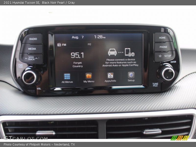 Black Noir Pearl / Gray 2021 Hyundai Tucson SE