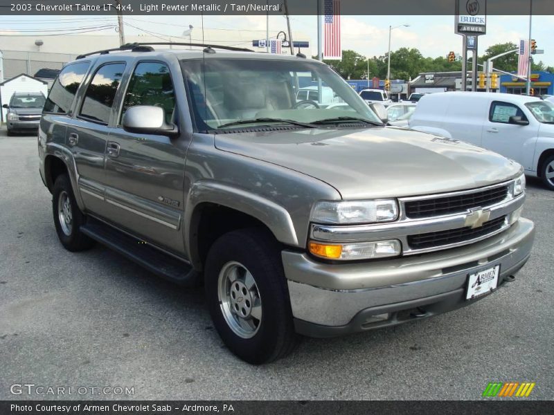 Light Pewter Metallic / Tan/Neutral 2003 Chevrolet Tahoe LT 4x4