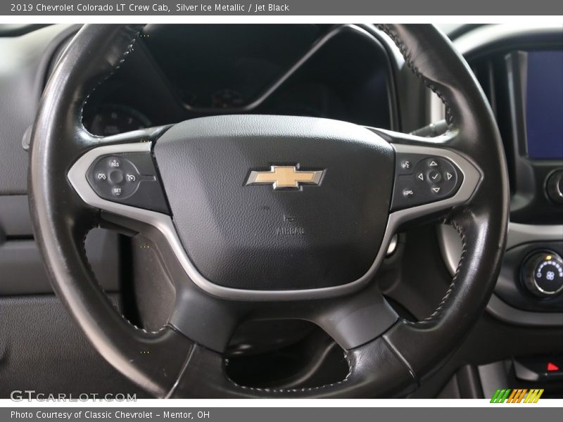 Silver Ice Metallic / Jet Black 2019 Chevrolet Colorado LT Crew Cab