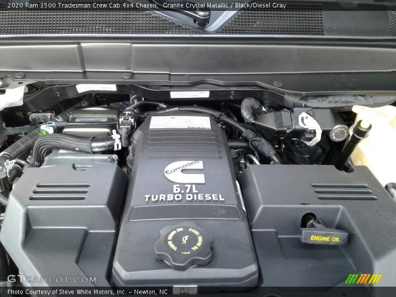 Granite Crystal Metallic / Black/Diesel Gray 2020 Ram 3500 Tradesman Crew Cab 4x4 Chassis