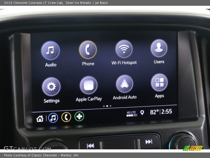 Silver Ice Metallic / Jet Black 2019 Chevrolet Colorado LT Crew Cab