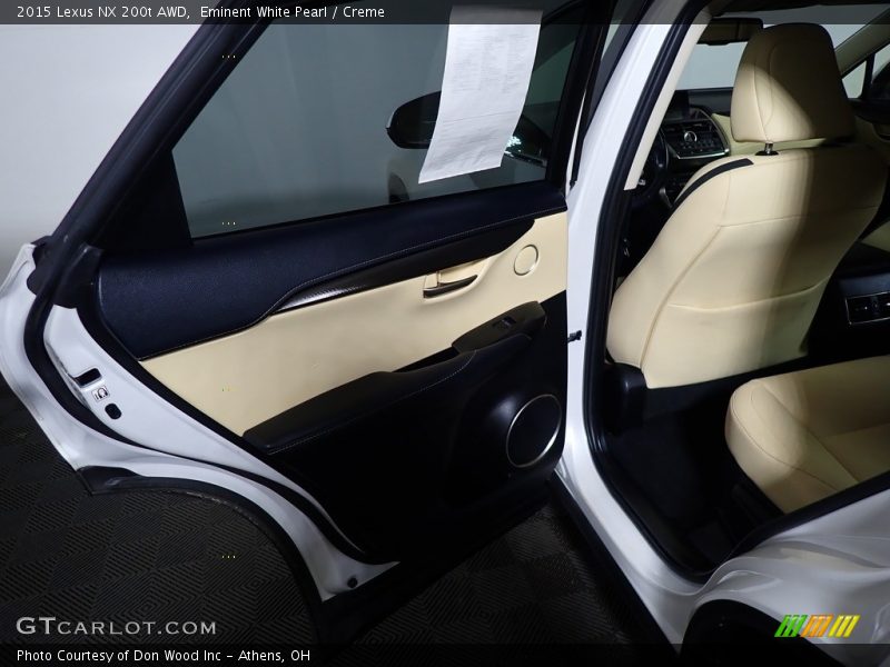 Eminent White Pearl / Creme 2015 Lexus NX 200t AWD