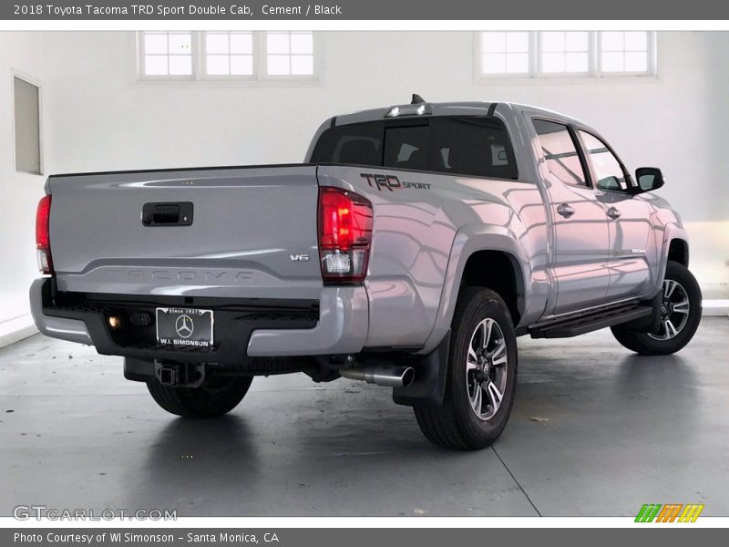 Cement / Black 2018 Toyota Tacoma TRD Sport Double Cab