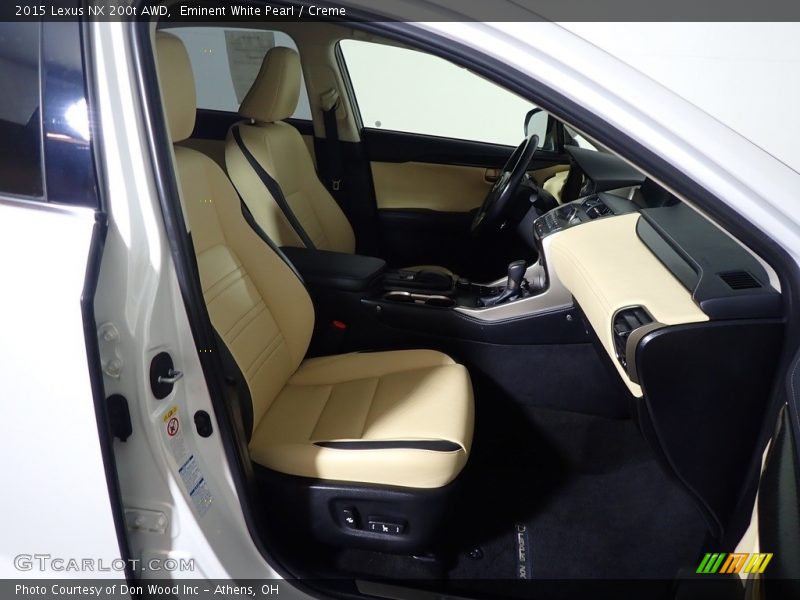 Eminent White Pearl / Creme 2015 Lexus NX 200t AWD