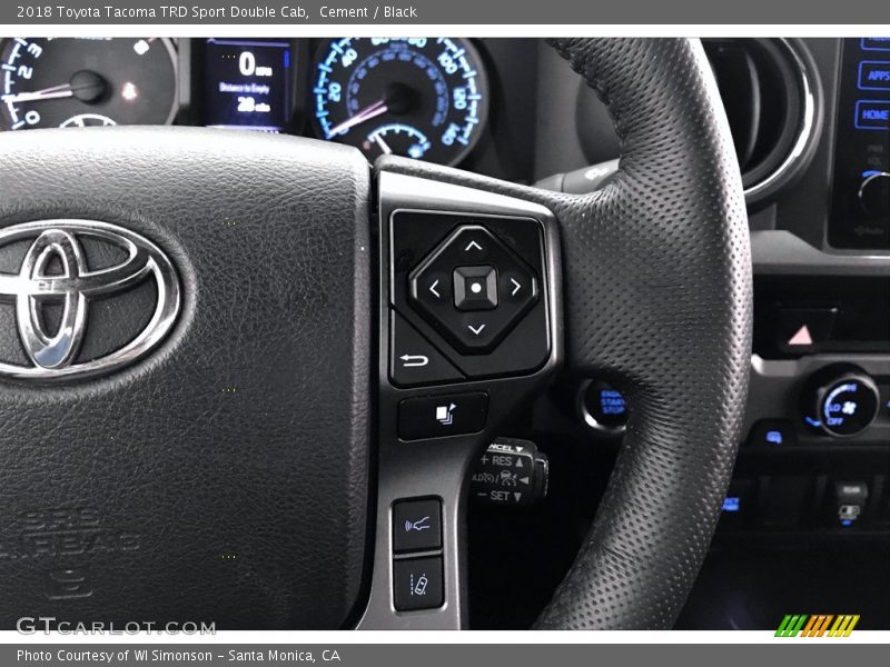 Cement / Black 2018 Toyota Tacoma TRD Sport Double Cab