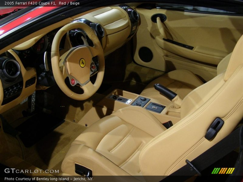 Red / Beige 2005 Ferrari F430 Coupe F1