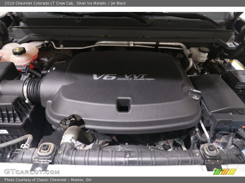 Silver Ice Metallic / Jet Black 2019 Chevrolet Colorado LT Crew Cab