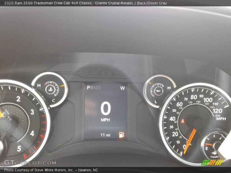 Granite Crystal Metallic / Black/Diesel Gray 2020 Ram 3500 Tradesman Crew Cab 4x4 Chassis