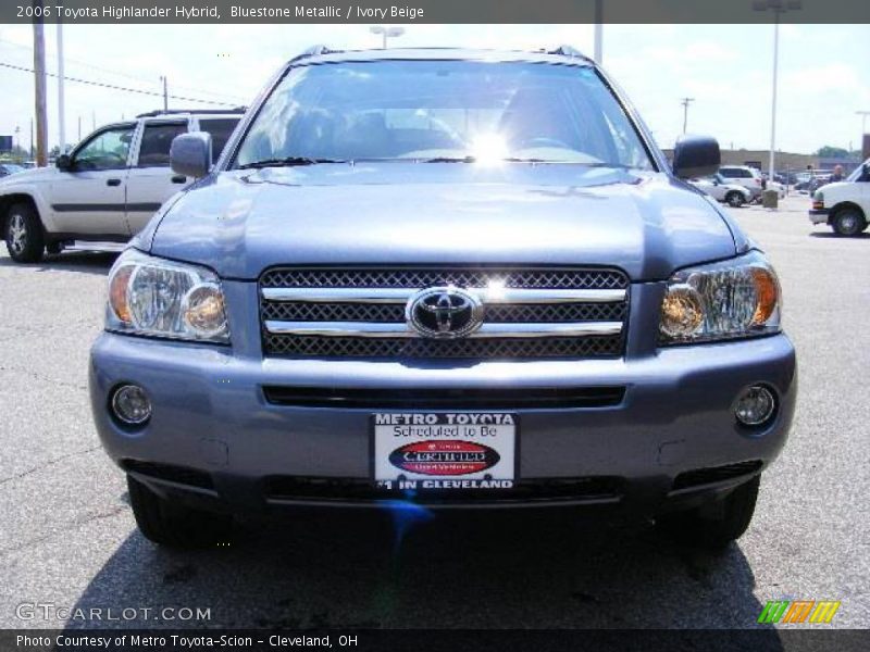 Bluestone Metallic / Ivory Beige 2006 Toyota Highlander Hybrid