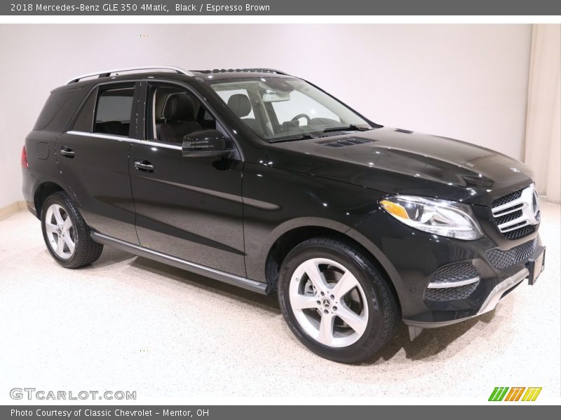 Black / Espresso Brown 2018 Mercedes-Benz GLE 350 4Matic