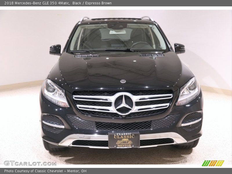 Black / Espresso Brown 2018 Mercedes-Benz GLE 350 4Matic