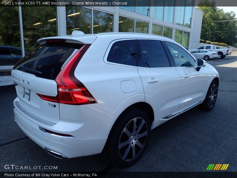 Crystal White Metallic / Charcoal 2021 Volvo XC60 T5 AWD Inscription