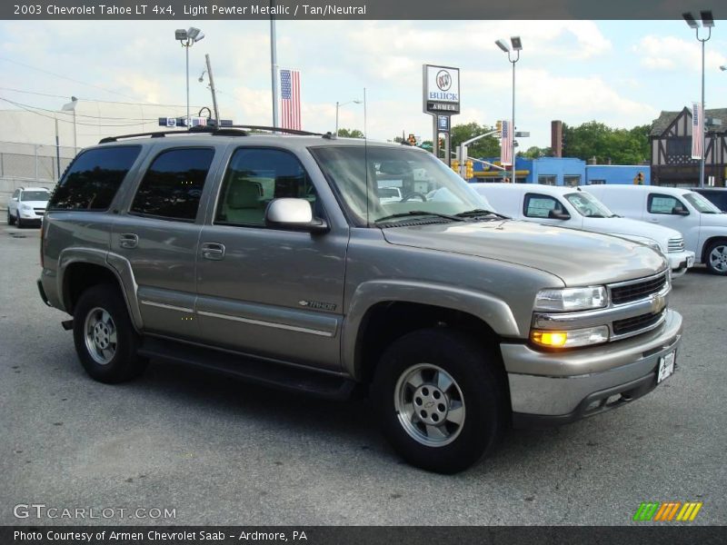 Light Pewter Metallic / Tan/Neutral 2003 Chevrolet Tahoe LT 4x4