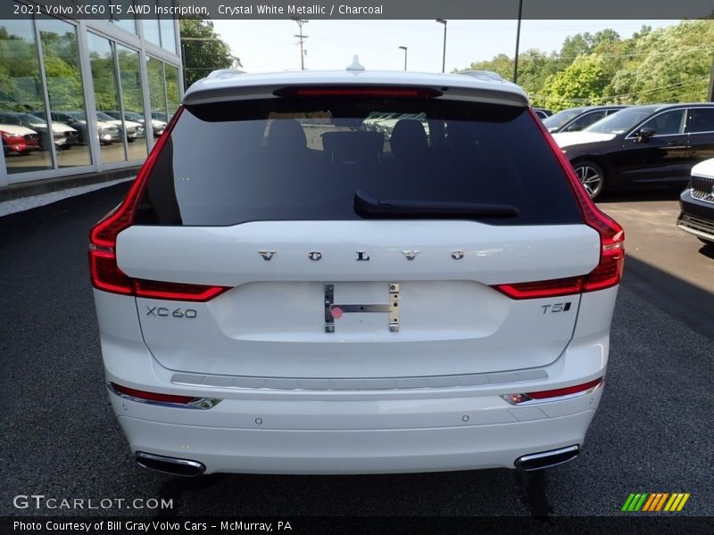 Crystal White Metallic / Charcoal 2021 Volvo XC60 T5 AWD Inscription