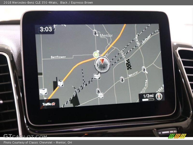 Navigation of 2018 GLE 350 4Matic
