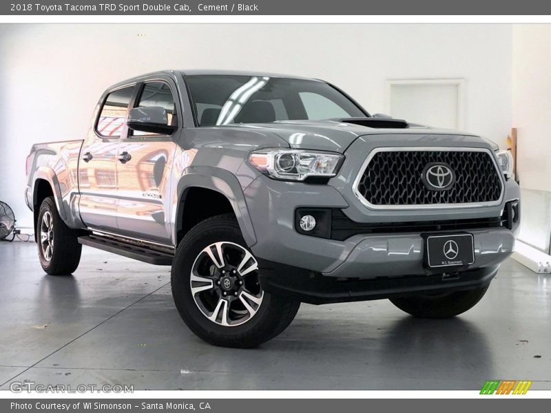 Cement / Black 2018 Toyota Tacoma TRD Sport Double Cab