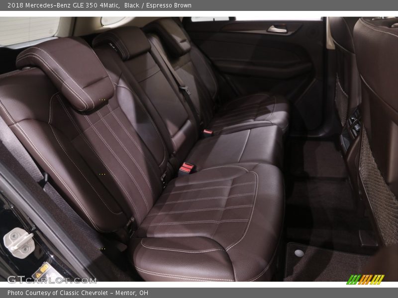 Rear Seat of 2018 GLE 350 4Matic