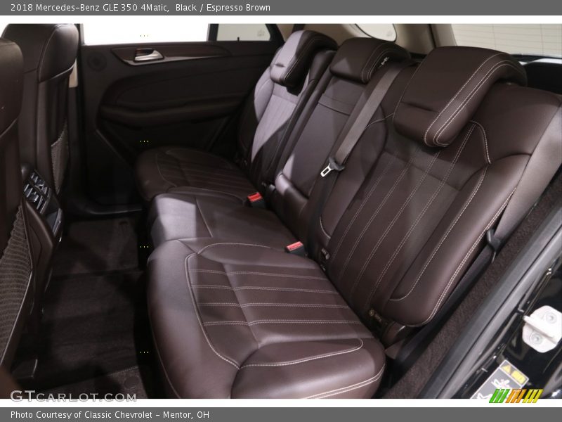 Black / Espresso Brown 2018 Mercedes-Benz GLE 350 4Matic