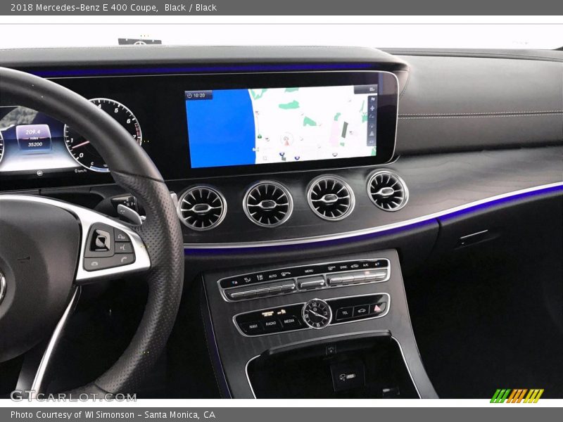 Black / Black 2018 Mercedes-Benz E 400 Coupe