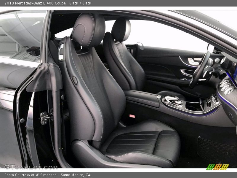 Black / Black 2018 Mercedes-Benz E 400 Coupe