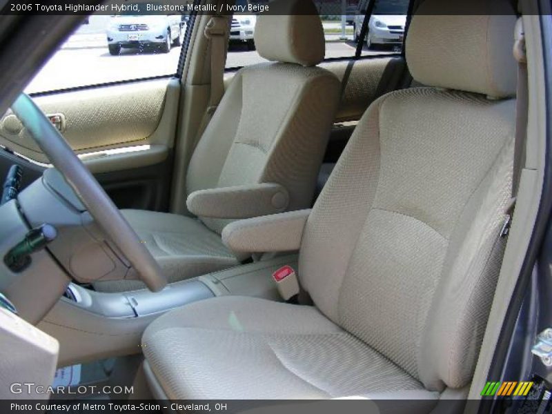Bluestone Metallic / Ivory Beige 2006 Toyota Highlander Hybrid