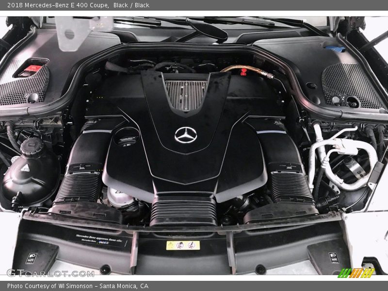 Black / Black 2018 Mercedes-Benz E 400 Coupe