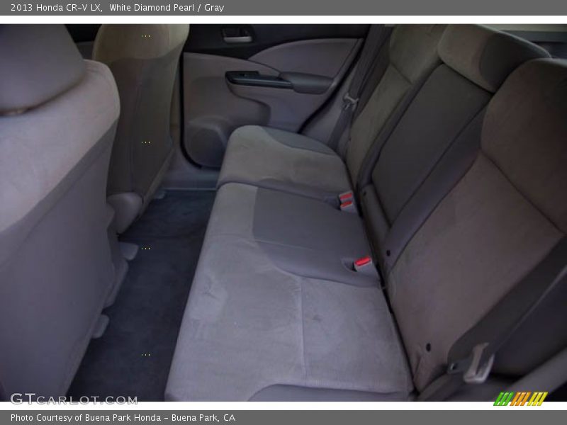 White Diamond Pearl / Gray 2013 Honda CR-V LX