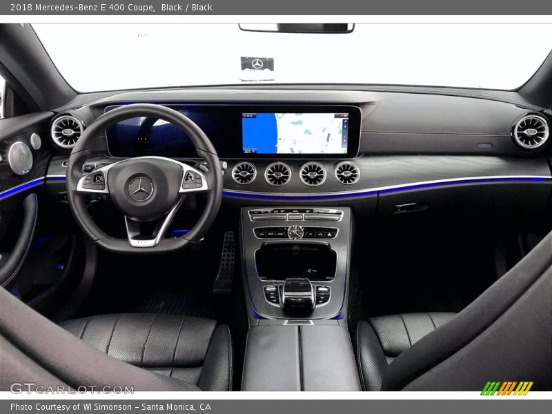 Black / Black 2018 Mercedes-Benz E 400 Coupe