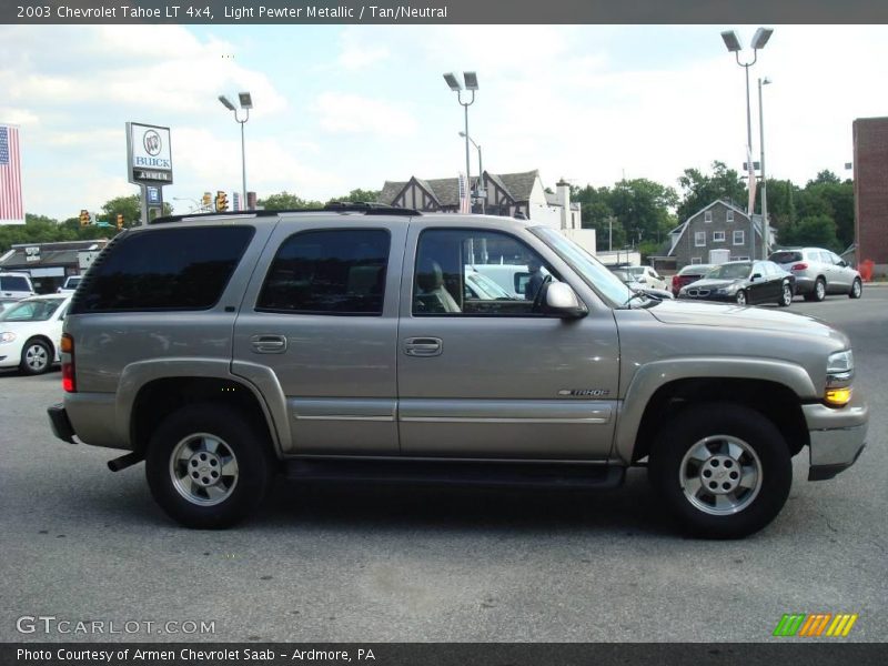 Light Pewter Metallic / Tan/Neutral 2003 Chevrolet Tahoe LT 4x4