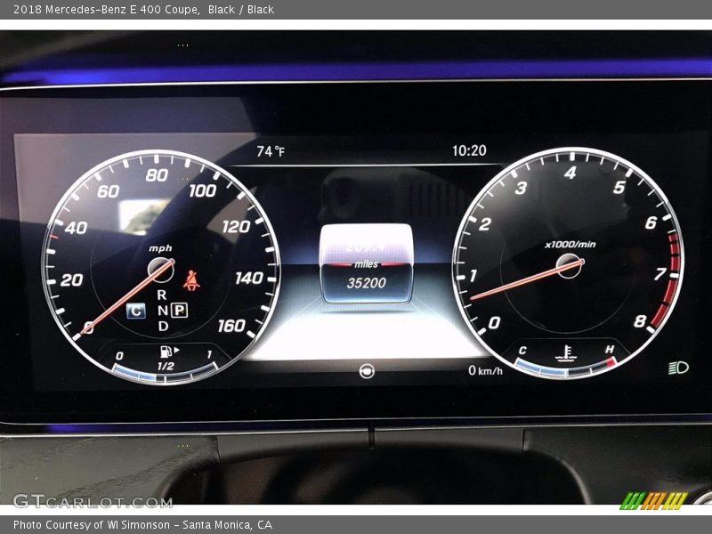 Black / Black 2018 Mercedes-Benz E 400 Coupe