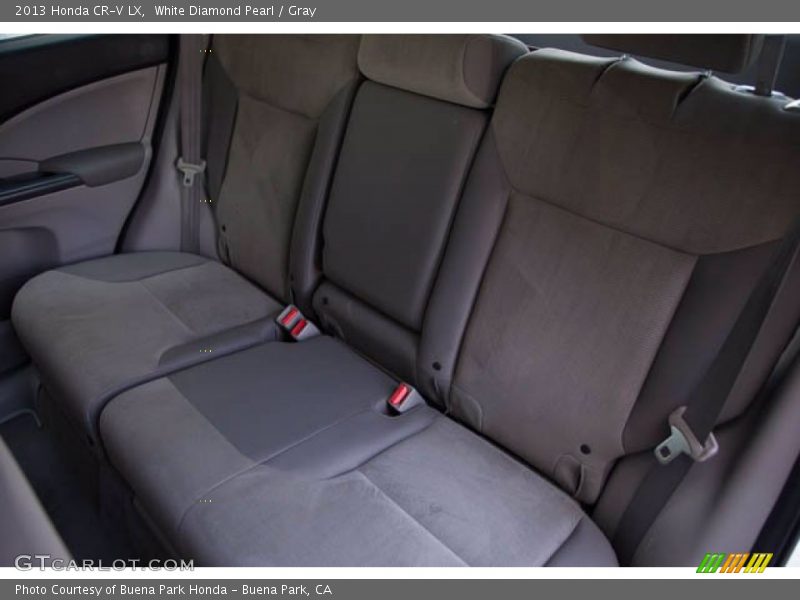 White Diamond Pearl / Gray 2013 Honda CR-V LX
