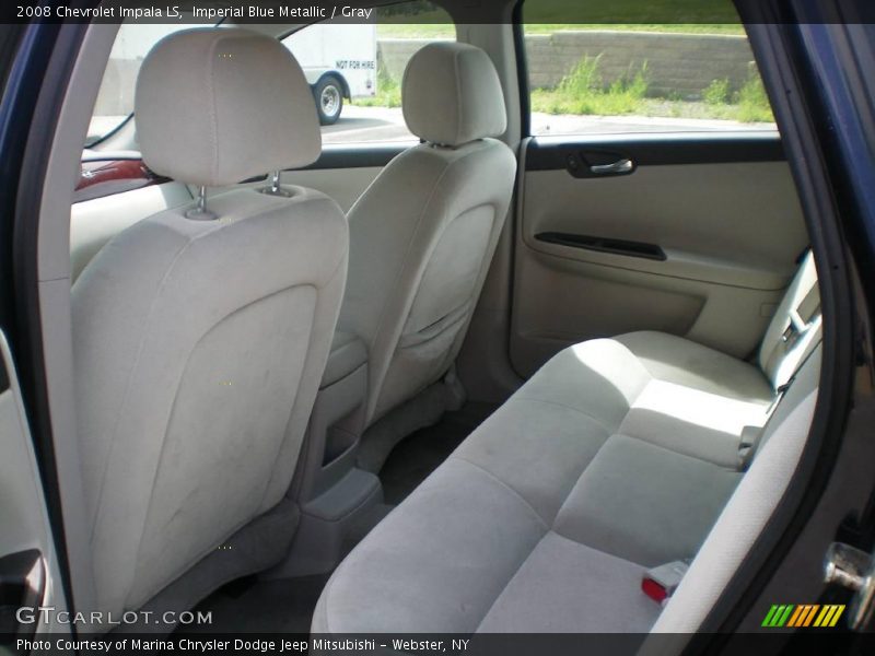 Imperial Blue Metallic / Gray 2008 Chevrolet Impala LS