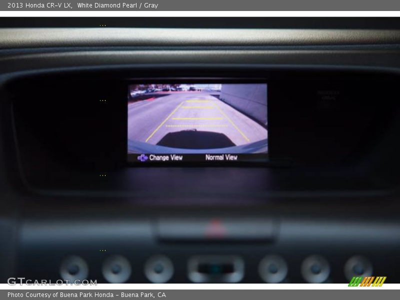 White Diamond Pearl / Gray 2013 Honda CR-V LX