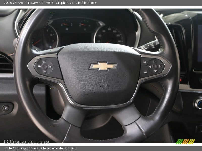 Graphite Metallic / Jet Black 2018 Chevrolet Traverse LT AWD