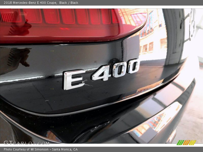 Black / Black 2018 Mercedes-Benz E 400 Coupe