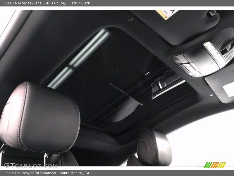 Black / Black 2018 Mercedes-Benz E 400 Coupe
