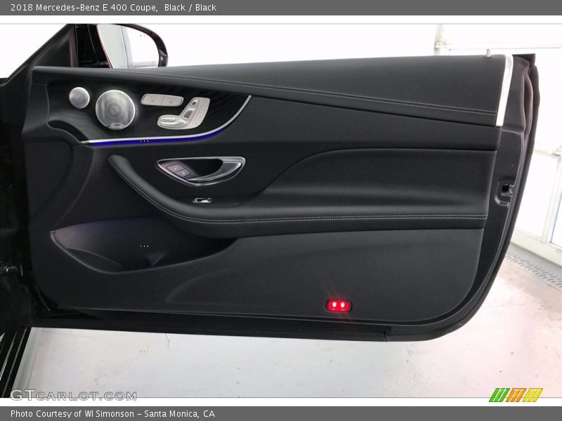 Black / Black 2018 Mercedes-Benz E 400 Coupe