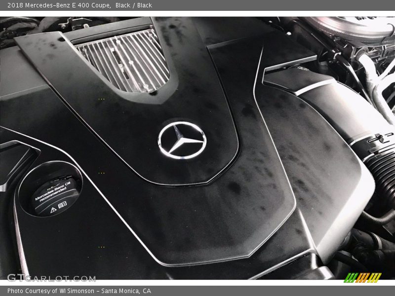Black / Black 2018 Mercedes-Benz E 400 Coupe