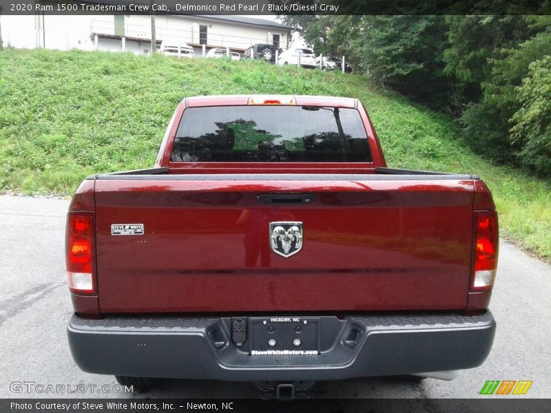 Delmonico Red Pearl / Black/Diesel Gray 2020 Ram 1500 Tradesman Crew Cab