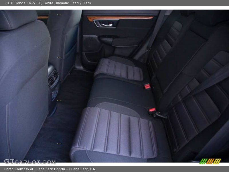 White Diamond Pearl / Black 2018 Honda CR-V EX