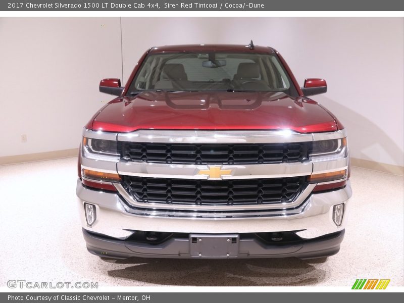 Siren Red Tintcoat / Cocoa/­Dune 2017 Chevrolet Silverado 1500 LT Double Cab 4x4