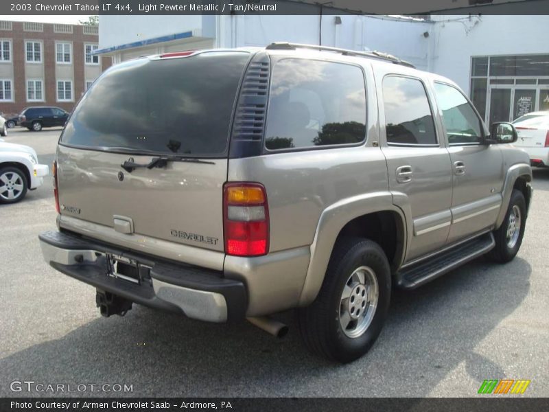 Light Pewter Metallic / Tan/Neutral 2003 Chevrolet Tahoe LT 4x4