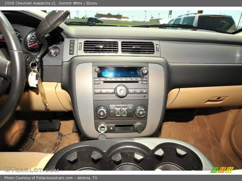 Summit White / Ebony 2008 Chevrolet Avalanche LS