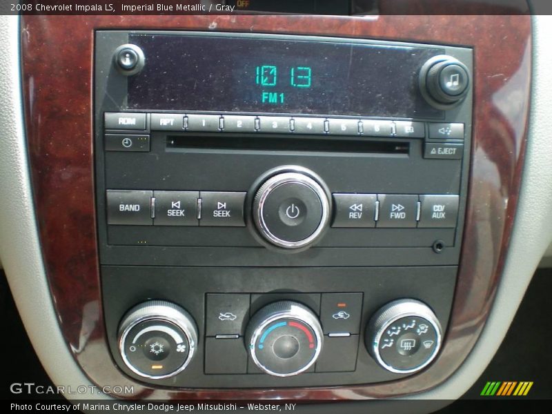 Imperial Blue Metallic / Gray 2008 Chevrolet Impala LS
